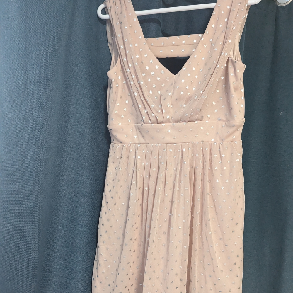 Elegant Blush Pink Sleeveless Dress